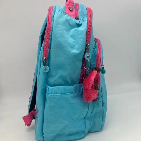 Seoul Extra Large 17" Laptop Backpack Blue Sea Combo - Picture 4 of 16